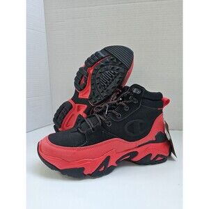 Champion Bromad C-Lock Grade School Boys' Boot Shoes RED  Size 6.5Y Women's 8.5